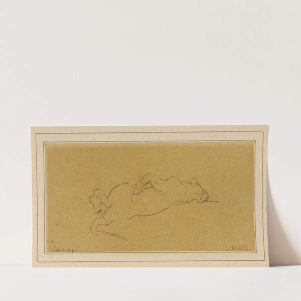 Tigre mort (19th century) by Antoine-Louis Barye