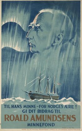 Til hans minne – for Norges ære! Gi dit bidrag til Roald Amundsens minnefond (1929)