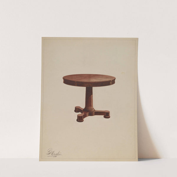 Tilt Table by Ferdinand Cartier