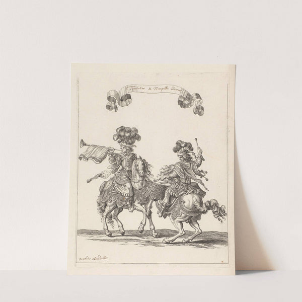 Timbalier et Trompette Persans (1670) by François Chauveau