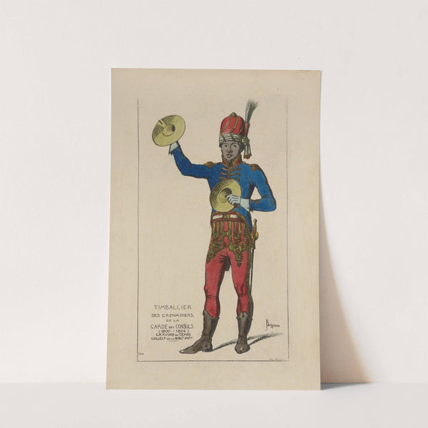 Timballier des Grenadiers de la garde des consuls. (1800-1804.) by Raphaël Jacquemin