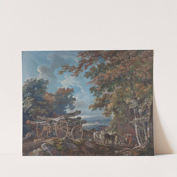 Timber Wain on a Rough Road by George Barret