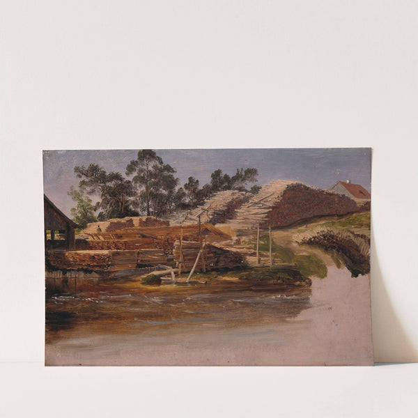 Timber Yard by Thomas Fearnley