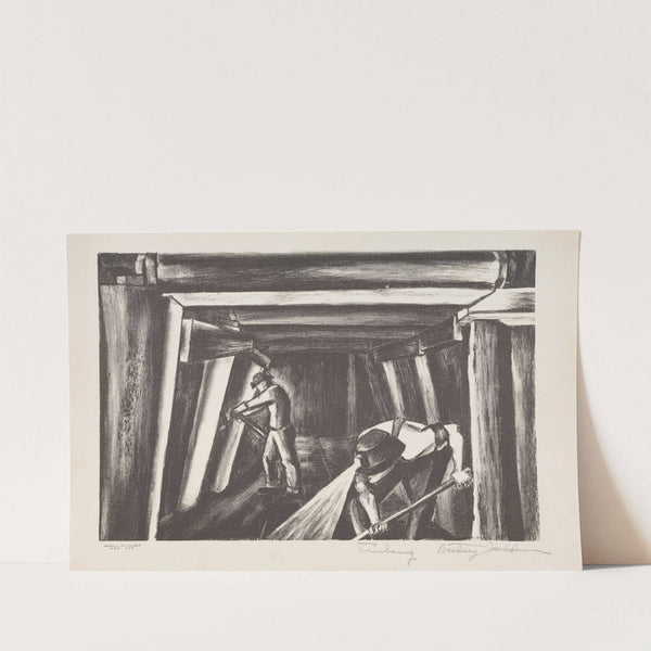 Timbering (1939) by Beatrice Mandelman