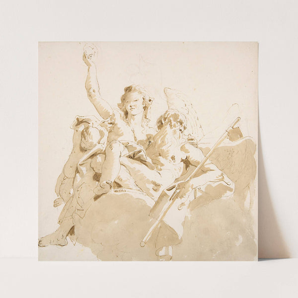 Time and Truth. by Giovanni Battista Tiepolo