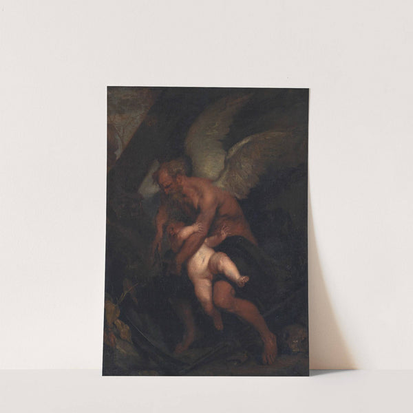 Time Clipping Cupid's Wings by Caspar Netscher