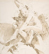 Time Holding a Nude Woman, a Putto at Right