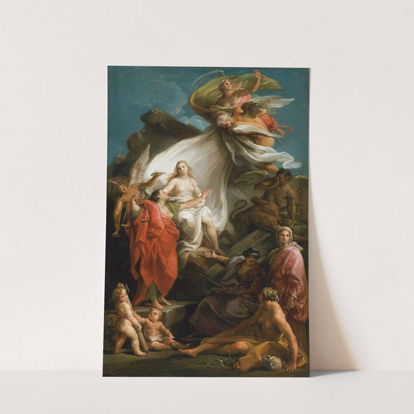 Time Unveiling Truth by Pompeo Batoni