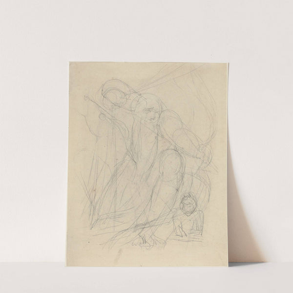 Time's Triple Bow (recto) by William Blake