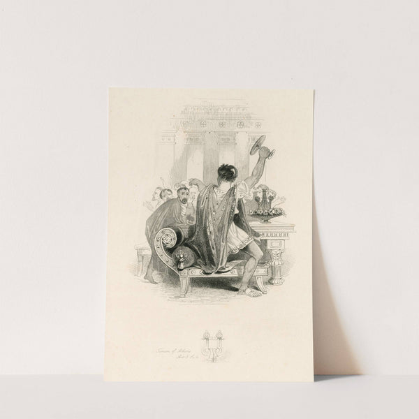 Timon; May you a better feast never behold… Timon of Athens, act 3, sc. 4 by Joseph Kenny Meadows