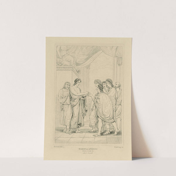 Timon of Athens, act 1, scene 2 (19th century) by William Francis Starling