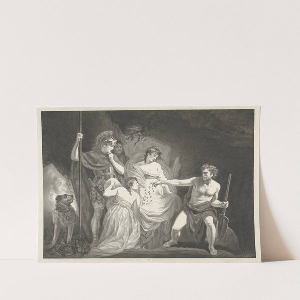 Timon of Athens, Act IV, Scene III, A Wood–Timon, Phyrma (1803) by John Opie