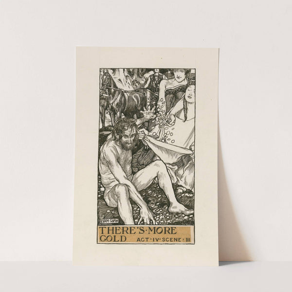 Timon of Athens; There’s more gold Act IV Scene III (1900) by Byam Shaw