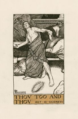 Timon of Athens; Thou too and thou Act III Scene VI (1900)