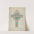 Tin and Painted Glass Cross by Majel G. Claflin