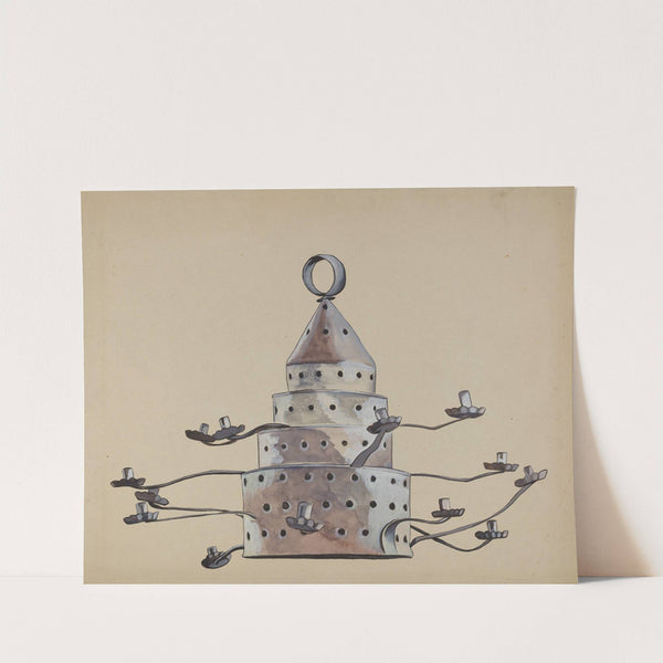 Tin Candelabra by E. Boyd
