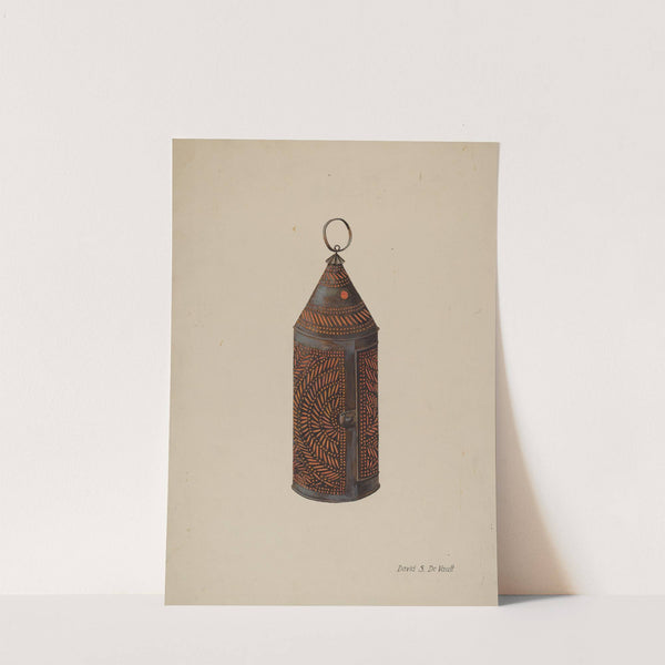 Tin Lantern by David S. De Vault