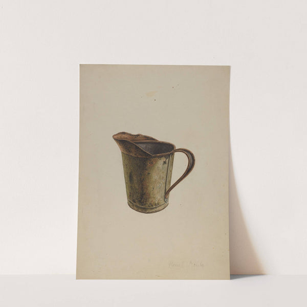 Tin Measuring Cup by Russell Madole