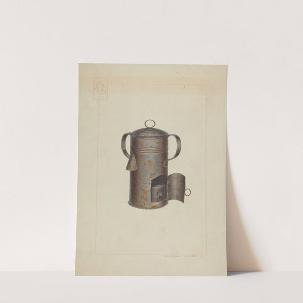 Tin Milk Warmer by Edward L. Loper