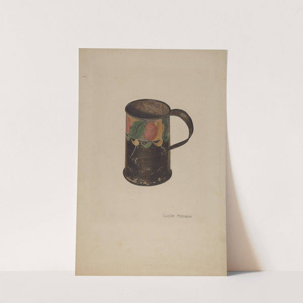 Tin Mug by Lucille Manson