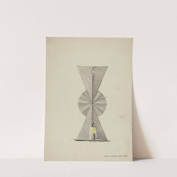 Tin Sconce by Majel G. Claflin