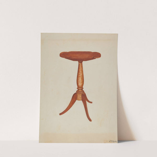 Tip-table or Cant-table by William McAuley