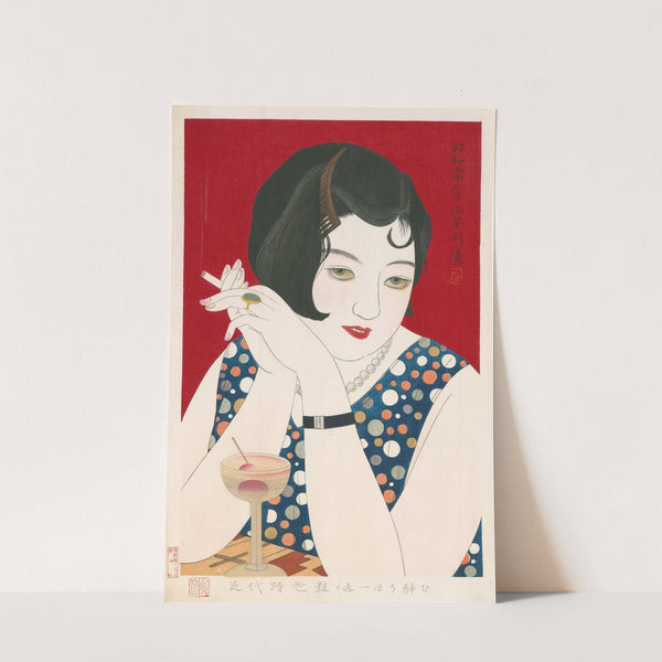 Tipsy, from the series 'Modern Styles of Women' by Kobayakawa Kiyoshi