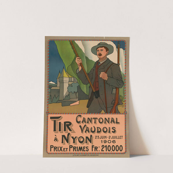 Tir Cantonal Vaudois à Nyon 1906 (1906) by A. Champod