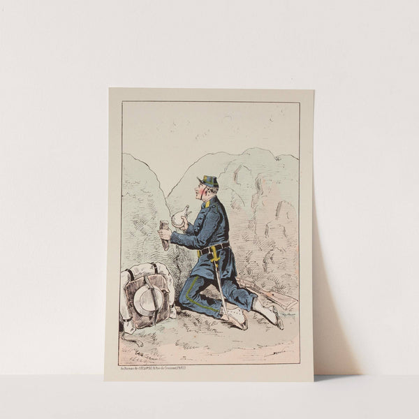 Tirailleurs parisiens. (1871) by Draner