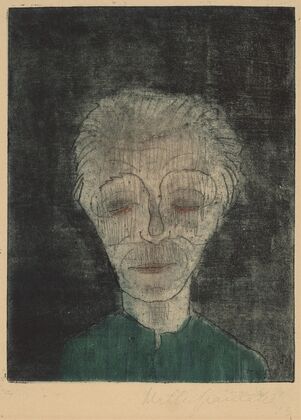 Tired Man (Self-Portrait)