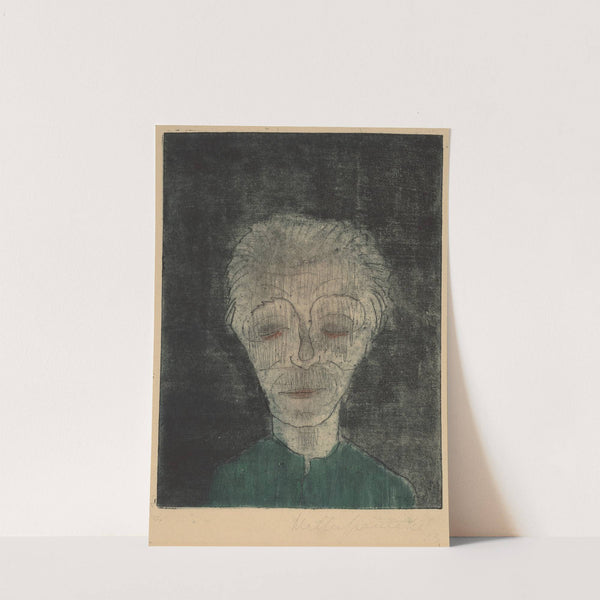 Tired Man (Self-Portrait) by Walter Gramatté