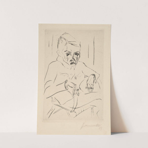 Tired Soldier I (1919) by Walter Gramatté