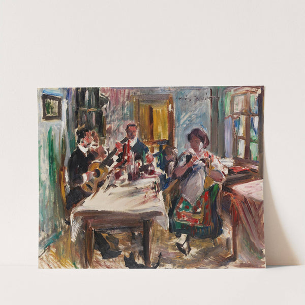 Tiroler Bauernstube (1913) by Lovis Corinth