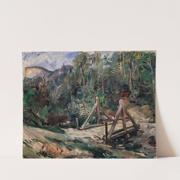 Tiroler Landschaft Mit Brücke (1913) by Lovis Corinth