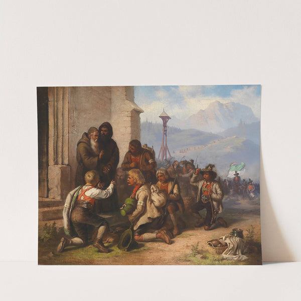 Tiroler Wallfahrer by Alois Schönn