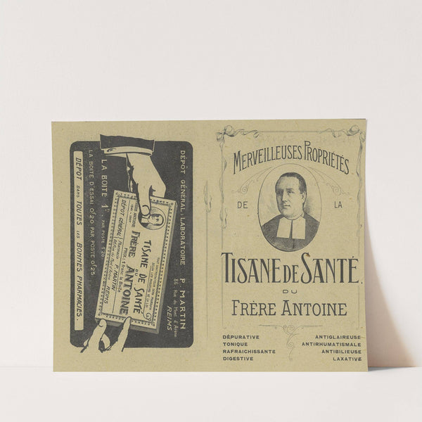 Tisane de santé du frère Antoine (1910-1950) by Laboratoire P. Martin