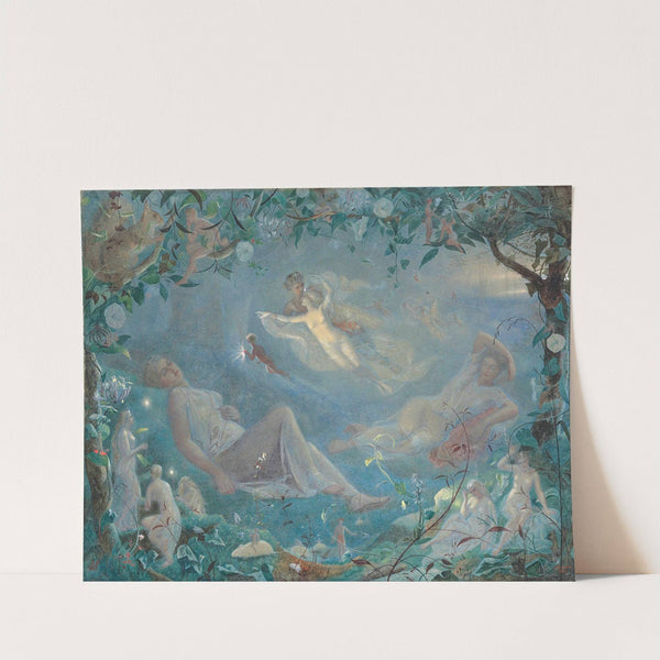 Titania asleep; a scene from ‘A Midsummer Night’s Dream’, Act II, Scene ii (1873) by John Simmons
