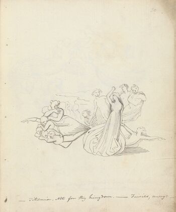 Titania. Not for thy Kingdom.–Fairies, away;—