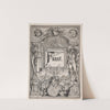 Titelblad og Vignet til en udgave af Faust , München 1884 by André Bork