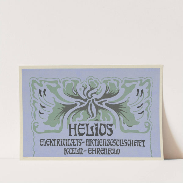Titelblatt Helios Elektrizitäts-Aktiengesellschaft Köln-Ehrenfeld (1900) by Otto Eckmann