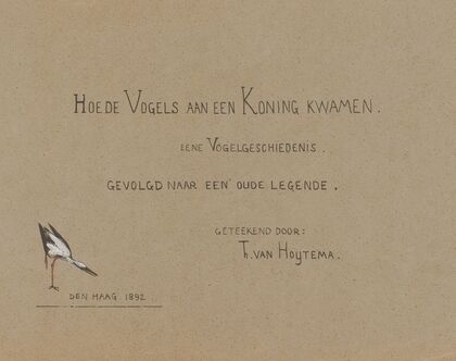 Titelprent voor ‘Hoe de vogels aan een koning kwamen’