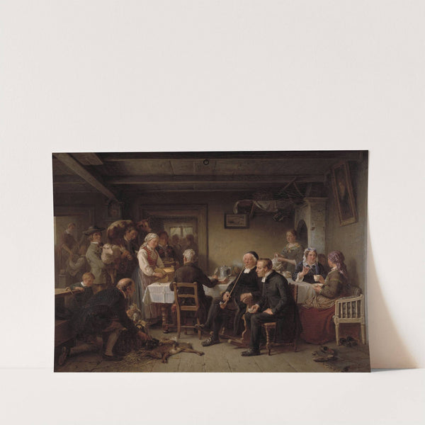 Tithe Collection in Skåne by Bengt Nordenberg