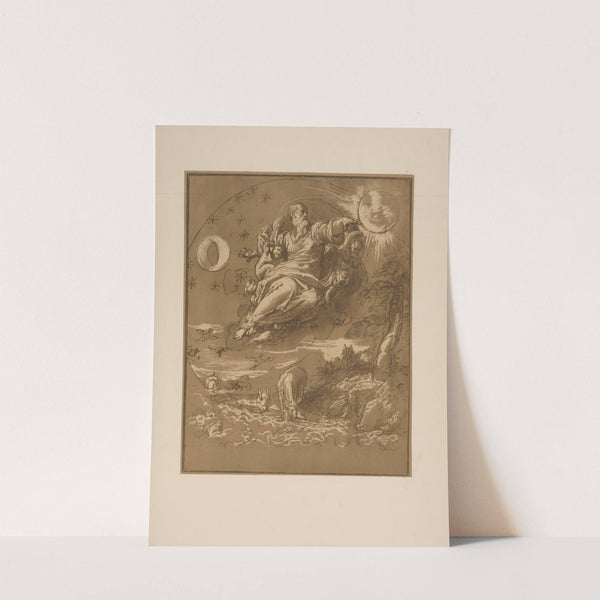 Titian - God the father floating in the ethereal sphere by P. & D. Colnaghi