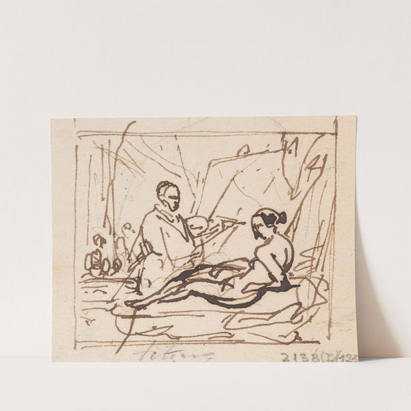 Titian Painting his Venus by Nicaise De Keyser