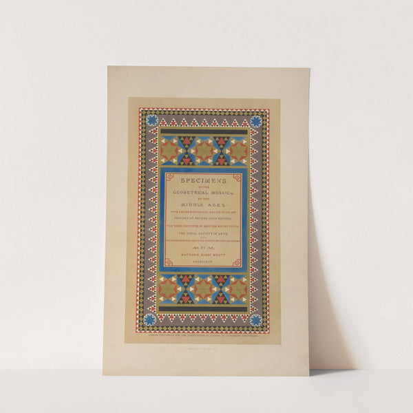 Title page (1848) by Matthew Digby Wyatt