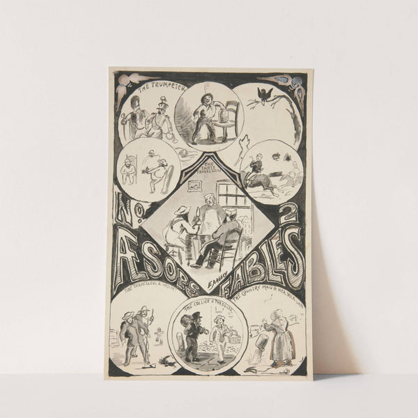 Title page for Aesop’s Fables, No. 2 by Edwin Austin Abbey