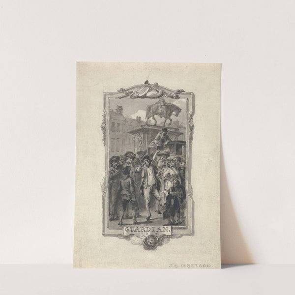 Title page for 'The Guardian' by Julius Caesar Ibbetson