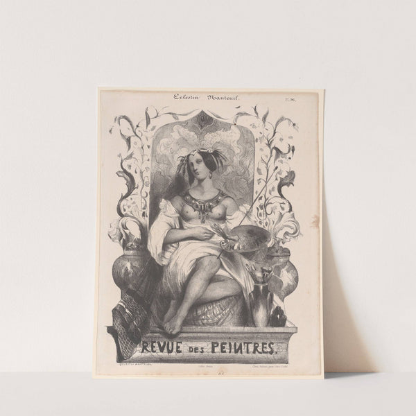 Title Page for the Revue de Peintres (1835) by Celestin Nanteuil