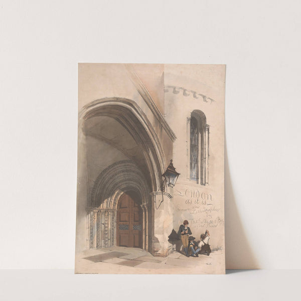 Title Page of a Set of Lithographs of London by Thomas Shotter Boys