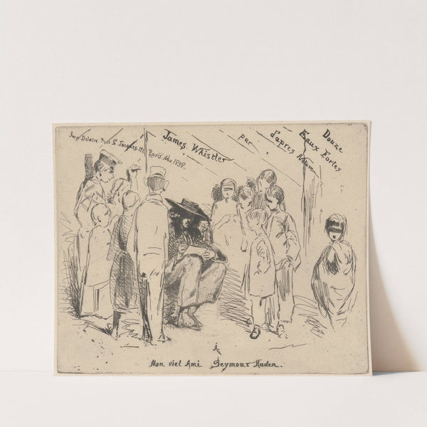 Title to the French Set (1858) by James Abbott McNeill Whistler